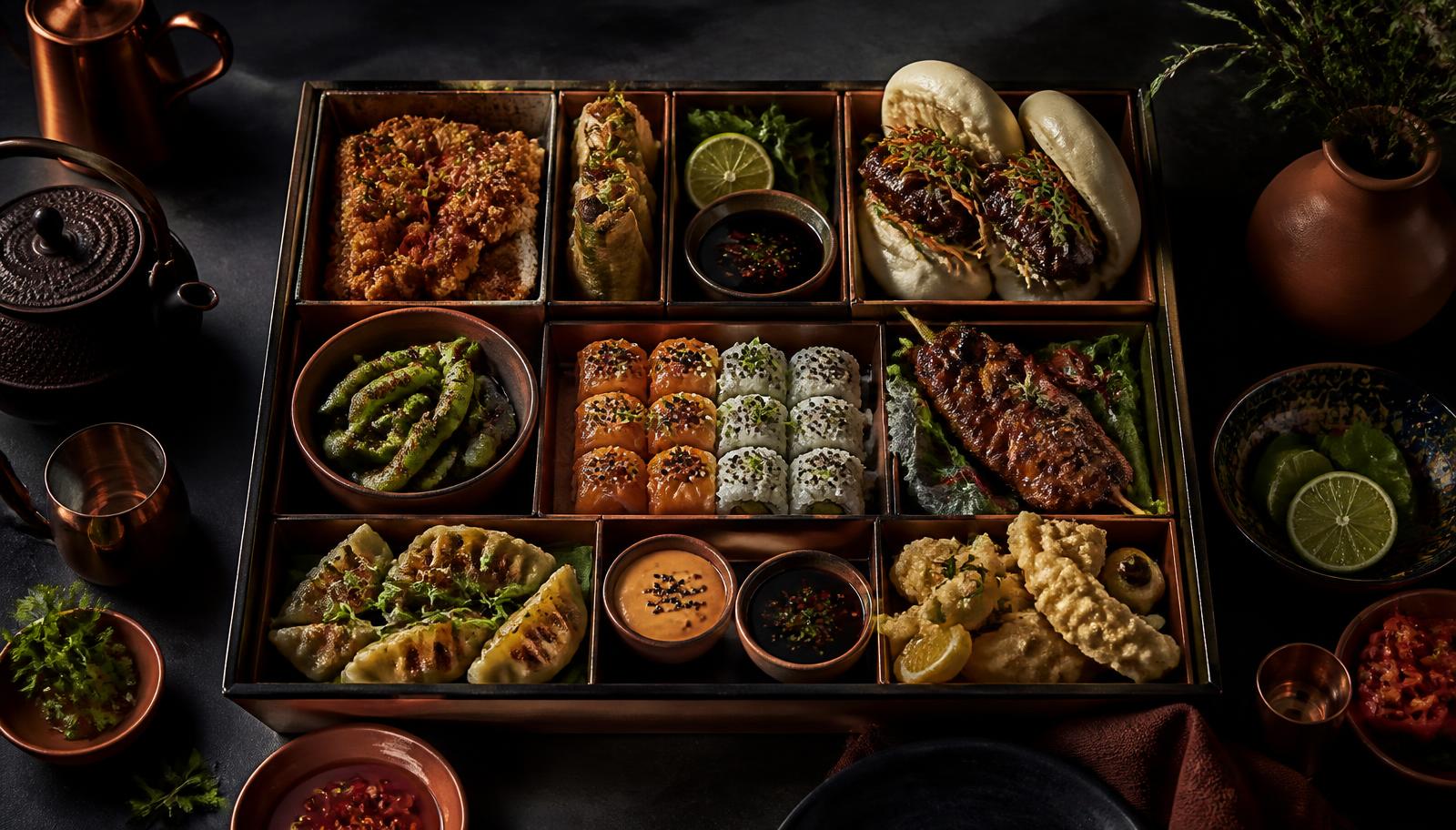 Bento sharing platter